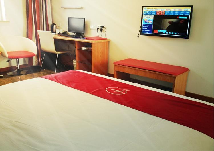 Thank Inn Chain Hotel Shanxi Shangluo Shanyang Nanxin Street Buitenkant foto