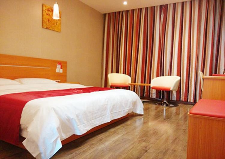 Thank Inn Chain Hotel Shanxi Shangluo Shanyang Nanxin Street Buitenkant foto