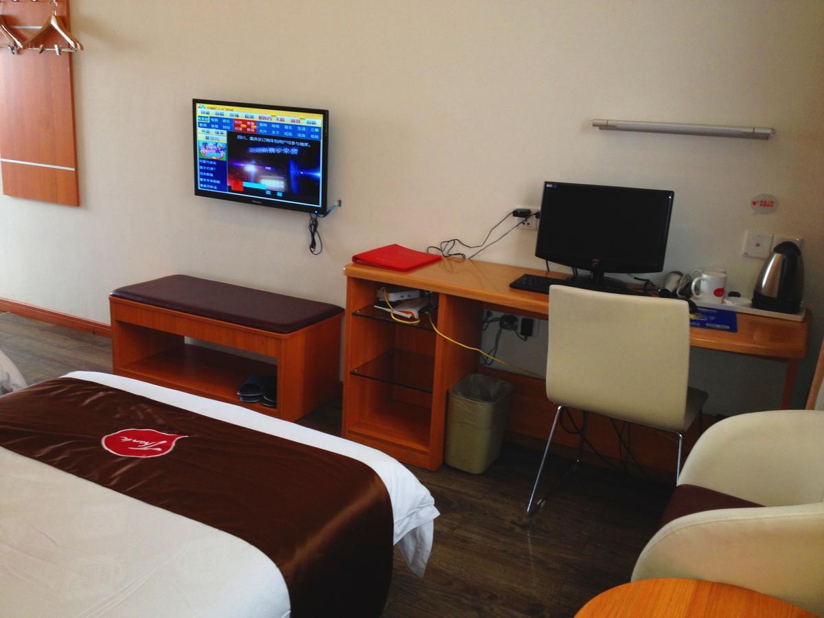 Thank Inn Chain Hotel Shanxi Shangluo Shanyang Nanxin Street Buitenkant foto